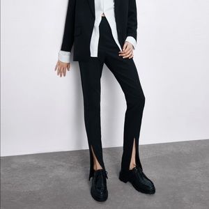Zara Split Hem Pants